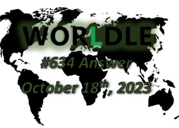 Daily Worldle 635 Answers - October 18th 2023