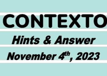 Daily Contexto 412 - November 4th 2023