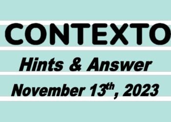 Daily Contexto 421 - November 13th 2023