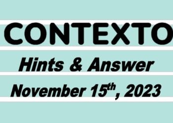 Daily Contexto 423 - November 15th 2023