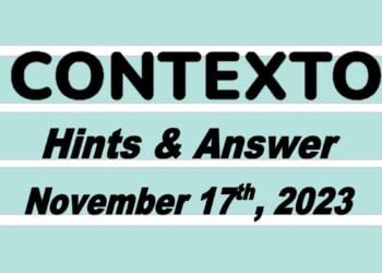 Daily Contexto 425 - November 17th 2023