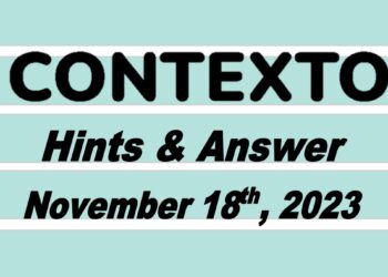 Daily Contexto 426 - November 18th 2023