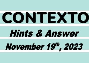 Daily Contexto 427 - November 19th 2023