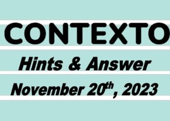 Daily Contexto 428 - November 20th 2023