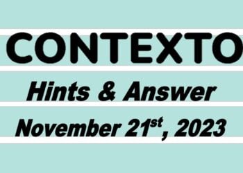 Daily Contexto 429 - November 21st 2023