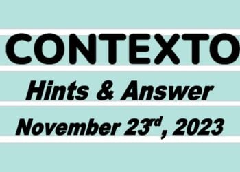 Daily Contexto 431 - November 23rd 2023