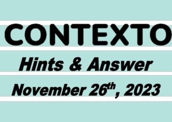 Daily Contexto 434 - November 26th 2023