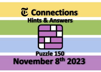 Daily NYT Connections 150 Answers - November 8th 2023