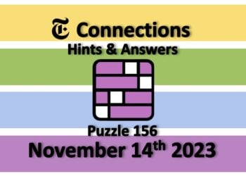 Daily NYT Connections 156 Answers - November 14th 2023
