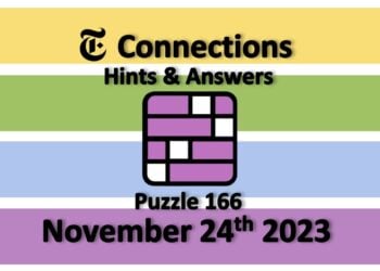 Daily NYT Connections 166 Answers - November 24th 2023