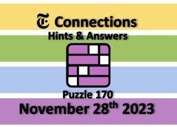 Daily NYT Connections 170 Answers - November 28th 2023