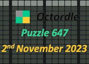Daily Octordle 647 - November 2nd 2023