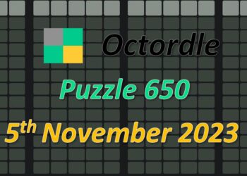 Daily Octordle 650 - November 5th 2023