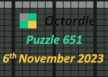 Daily Octordle 651 - November 6th 2023