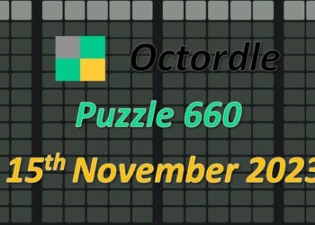 Daily Octordle 660 - November 15th 2023