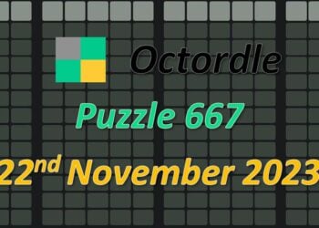 Daily Octordle 667 - November 22nd 2023