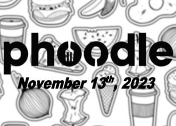 Daily Phoodle - 13th November 2023