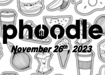 Daily Phoodle - 26th November 2023
