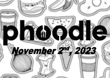 Daily Phoodle - 2nd November 2023