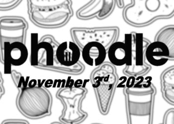 Daily Phoodle - 3rd November 2023