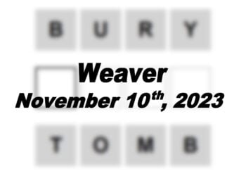 Daily Weaver Answers - 10th November 2023
