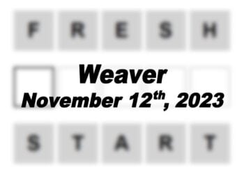 Daily Weaver Answers - 12th November 2023