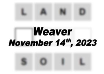 Daily Weaver Answers - 14th November 2023