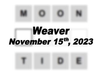Daily Weaver Answers - 15th November 2023