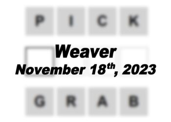 Daily Weaver Answers - 18th November 2023