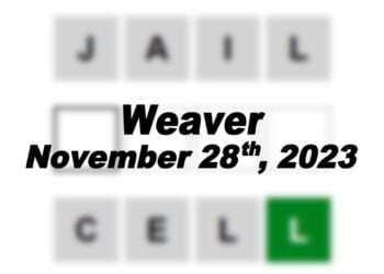 Daily Weaver Answers - 28th November 2023
