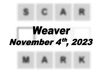 Daily Weaver Answers - 4th November 2023