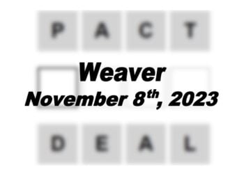 Daily Weaver Answers - 8th November 2023