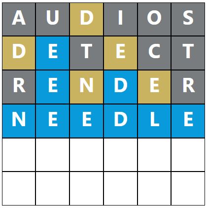 Daily Word Hurdle #1311 Morning Answer - 4th November 2023