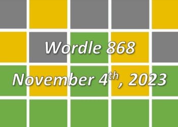 Daily Wordle 868 - 4th November 2023