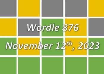 Daily Wordle 876 - 12th November 2023