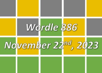 Daily Wordle 886 - 22nd November 2023