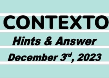Daily Contexto 441 - December 3rd 2023