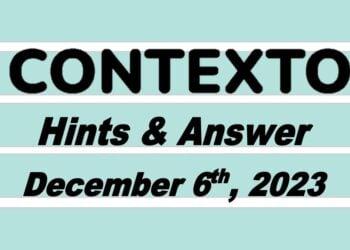 Daily Contexto 444 - December 6th 2023