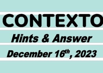 Daily Contexto 453 - December 16th 2023