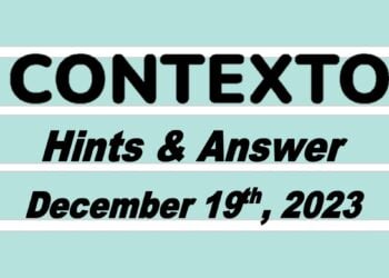 Daily Contexto 456 - December 19th 2023