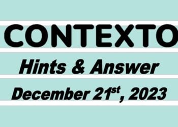 Daily Contexto 458 - December 21st 2023