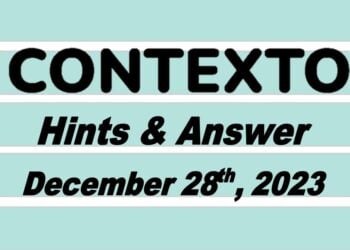 Daily Contexto 465 - December 28th 2023