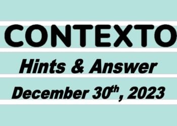 Daily Contexto 467 - December 30th 2023