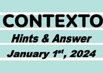 Daily Contexto 469 - January 1st 2024