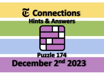 Daily NYT Connections 174 Answers - December 2nd 2023