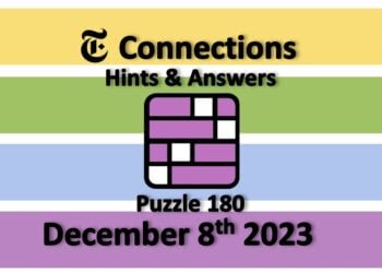 ‘NYT Connections’ Answers Today 179 December 7th, 2023 – Hints and Solutions (12/7/23)