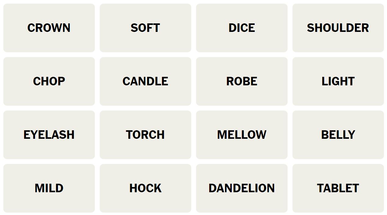 Daily NYT Connections 196 Puzzle - 24th December 2023