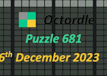 Daily Octordle 681 - December 6th 2023