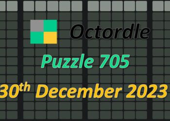 Daily Octordle 705 - December 30th 2023