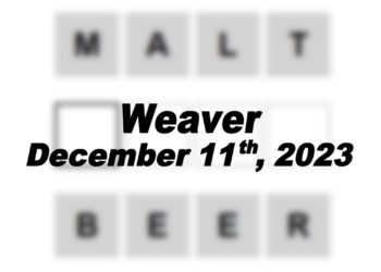 Daily Weaver Answers - 11th December 2023
